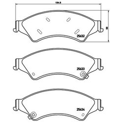 Klocki Brembo - P 24 153