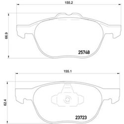 Klocki Brembo - P 24 158