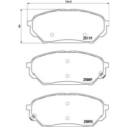 Klocki Brembo - P 30 071