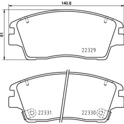 Klocki Brembo - P 30 096