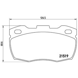 Klocki Brembo - P 44 005