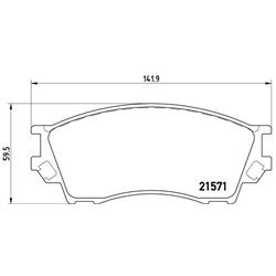Klocki Brembo - P 49 019