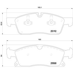 Klocki Brembo - P 50 108