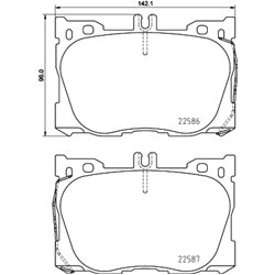 Klocki Brembo - P 50 139