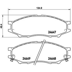 Klocki Brembo - P 56 083