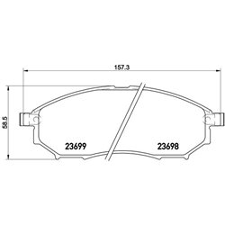 Klocki Brembo - P 56 094