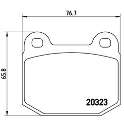 Klocki Brembo - P 59 025