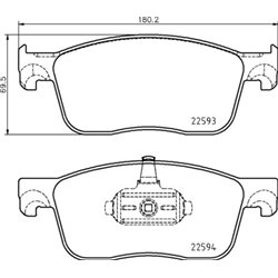Klocki Brembo - P 61 134