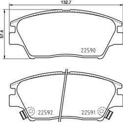 Klocki Brembo - P 77 001