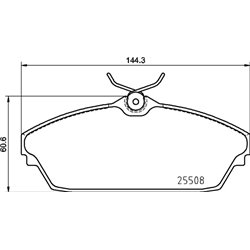 Klocki Brembo - P 82 003