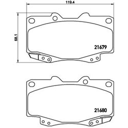 Klocki Brembo - P 83 151