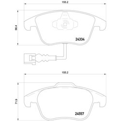 Klocki Brembo - P 85 130