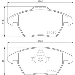 Klocki Brembo - P 85 148