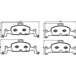 Klocki Brembo - P 85 164