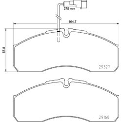 Klocki Brembo - P 56 123