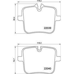 Klocki Brembo - P 06 109