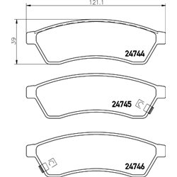 Klocki Brembo - P 10 060