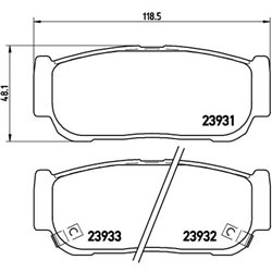 Klocki Brembo - P 30 057