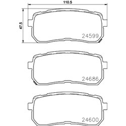 Klocki Brembo - P 30 080