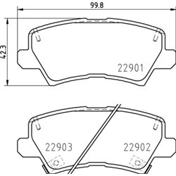 Klocki Brembo - P 30 111