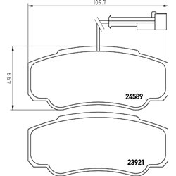 Klocki Brembo - P 56 122