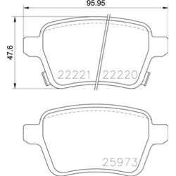 Klocki Brembo - P 59 086