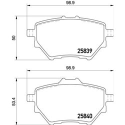 Klocki Brembo - P 61 122