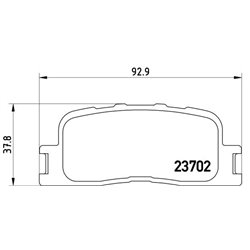 Klocki Brembo - P 83 088