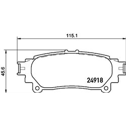 Klocki Brembo - P 83 152