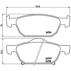 Klocki Brembo Xtra - P 28 044X