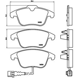 Klocki Brembo Xtra - P 85 112X