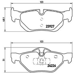 Klocki Brembo Xtra - P 06 038X