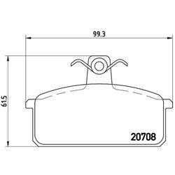 Klocki Brembo - P 23 018