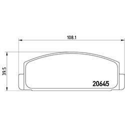 Klocki Brembo - P 54 003