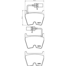 Klocki Brembo - P 85 132