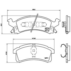 Klocki Brembo - P 07 004