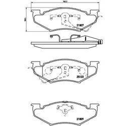 Klocki Brembo - P 11 020