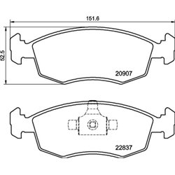 Klocki Brembo - P 23 192