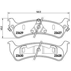 Klocki Brembo - P 24 042