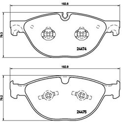 Klocki Brembo - P 36 025