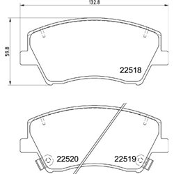 Klocki Brembo - P 30 107