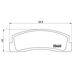 Klocki Brembo - P 41 002