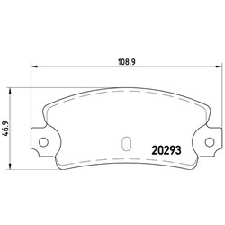Klocki Brembo - P 23 008