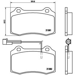 Klocki Brembo - P 23 052