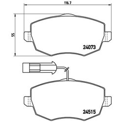 Klocki Brembo - P 23 127