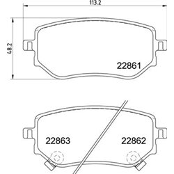 Klocki Brembo - P 50 153