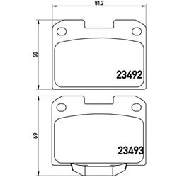 Klocki Brembo - P 54 048
