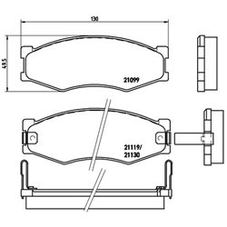 Klocki Brembo - P 56 056