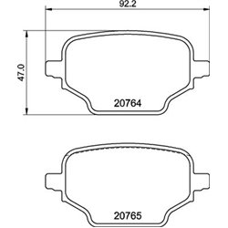 Klocki Brembo - P 59 098