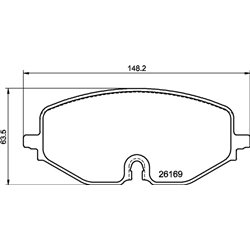 Klocki Brembo - P 85 182
